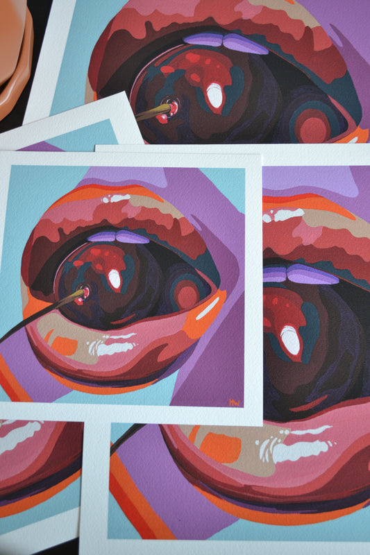 Cherry Kiss - Artist Prints